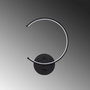 Opviq Moon - 13328 Lámpara de pared negra con LED integral